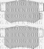 BORG & BECK BBP1535 Brake Pad Set, disc brake